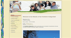 Desktop Screenshot of heiligenfeld.com