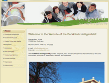 Tablet Screenshot of heiligenfeld.com